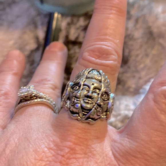 NWOT Pewter Silver Ring - Picture 1 of 8